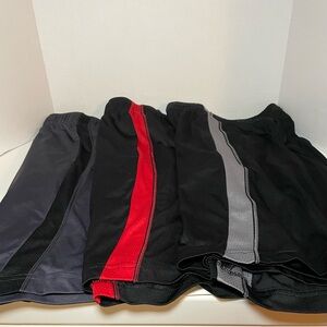 Set of 3 Boys/Men’s Basketball Shorts-Medium-Tek Gear